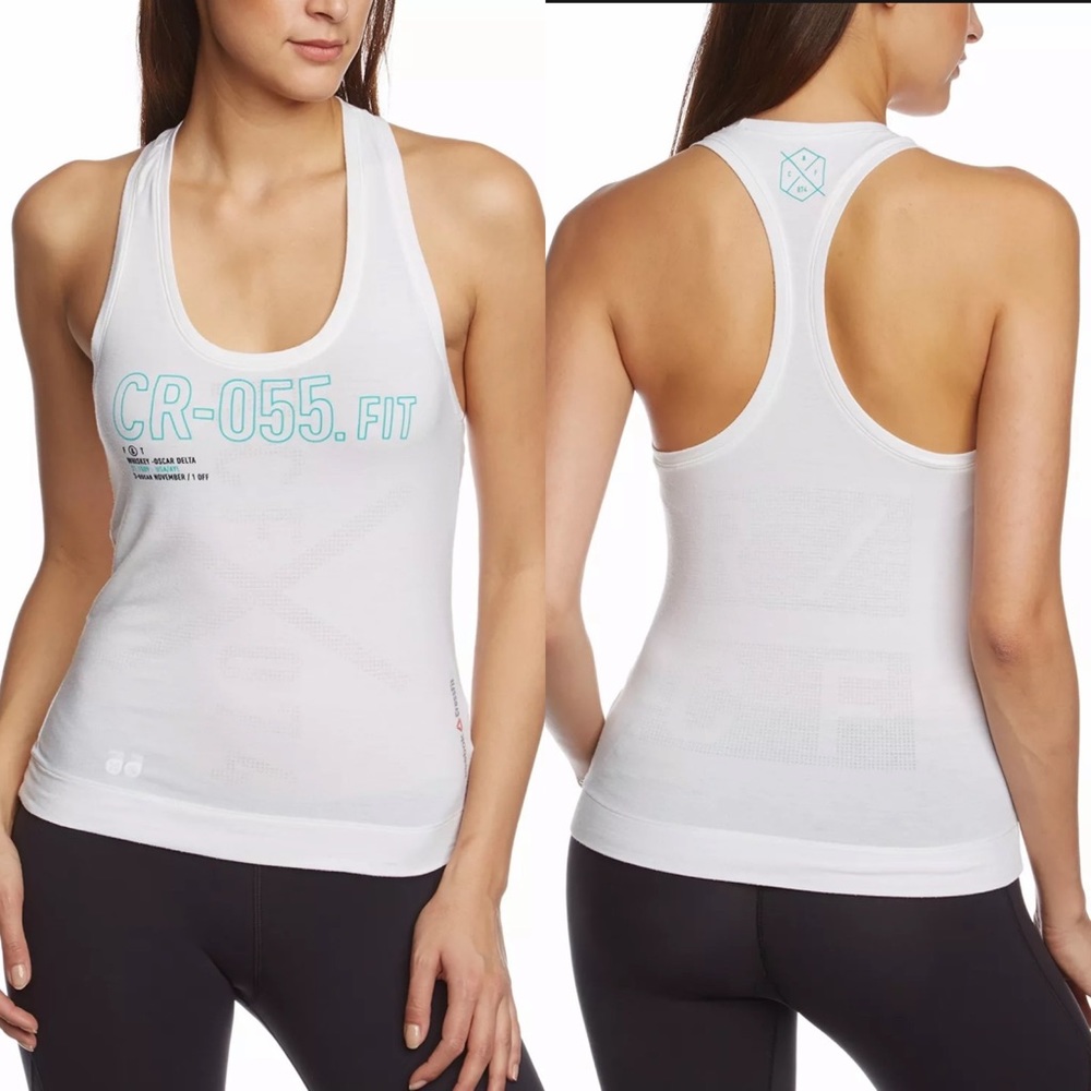 Reebok Crossfit NWT Graphic Racerback Tank Top Size Medium